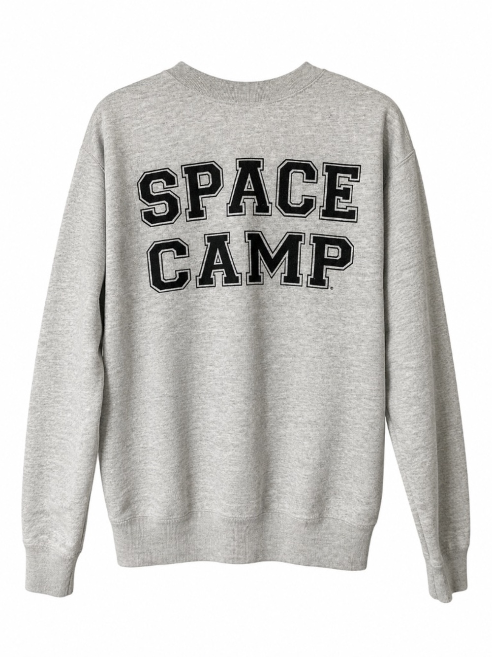 Vintage 90s Space Camp Sweatshirt USA Made Heather Grey Crewneck Graphic Medium